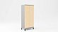 DiKom Cabinet UNO-321 with legs, graphite body (RAL 7016)