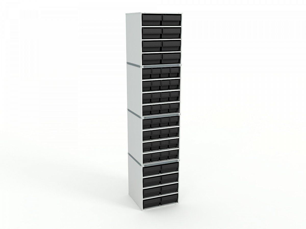 ESD Stationary Modular Storage Counter (4-tier)