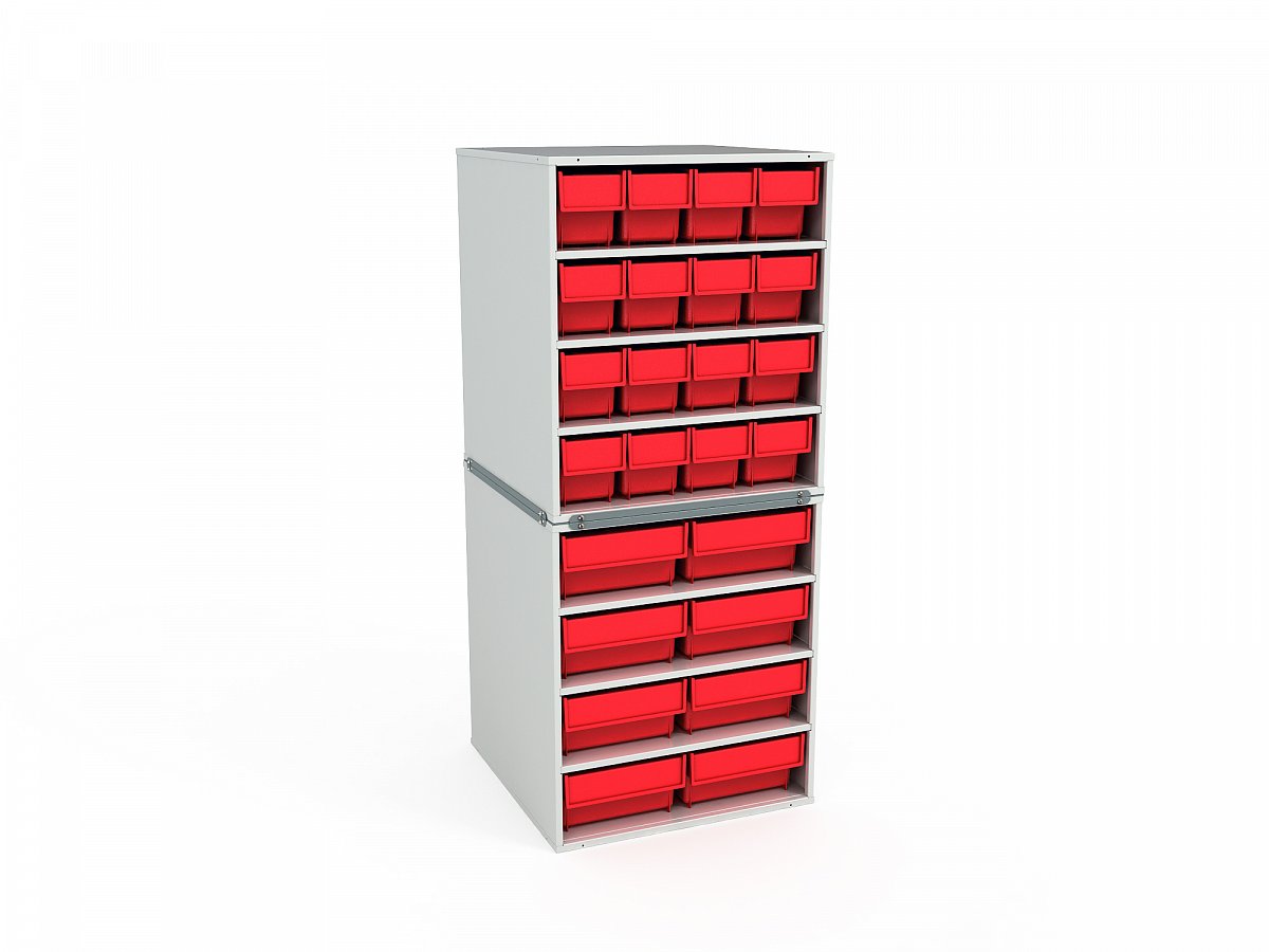 Stationary Modular Storage Counter (2 tier)