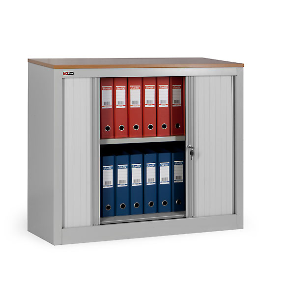 KD-141 office cupboard (1 shelf) with roller shutter doors