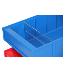 Container dividers: B W185 (10 pcs), set
