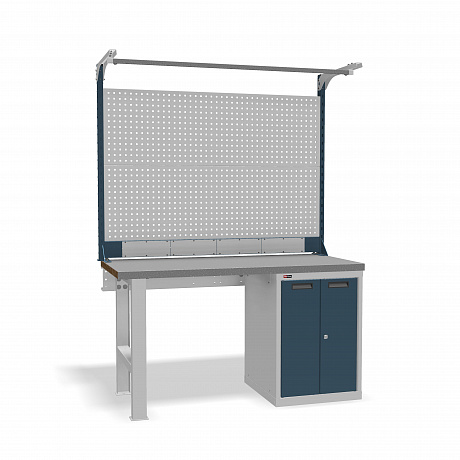 DiKom VS-150-03 Workbench + DiKom Perforated Panel VS-150-E6
