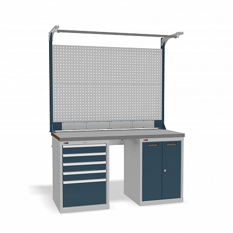 DiKom VS-150-09 Workbench + DiKom Perforated Panel VS-150-E6