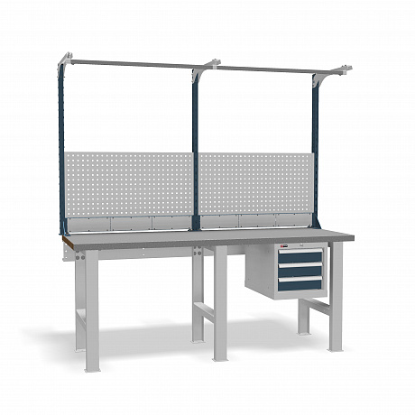 DiKom VS-200-02 Workbench + DiKom Perforated Panel VS-200-E2