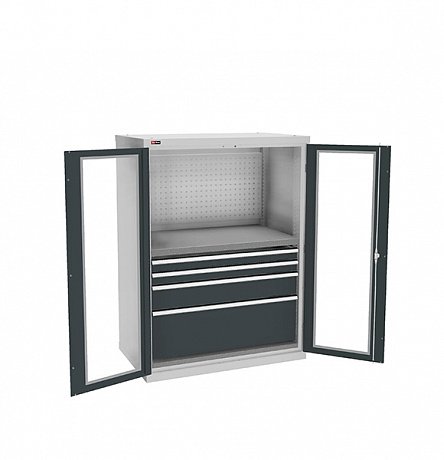 DiKom Cabinet VS-053-02 with transparent doors