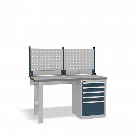 DiKom VS-150-04 Workbench + DiKom Perforated Panel VS-150-E1