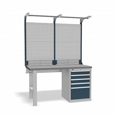 DiKom VS-150-04 Workbench + DiKom Perforated Panel VS-150-E3