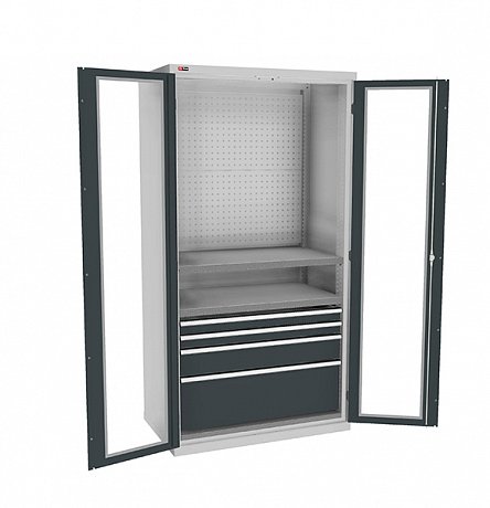 DiKom Cabinet VS-055-02 with transparent doors