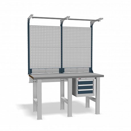 DiKom VS-150-02 Workbench + DiKom Perforated Panel VS-150-E3