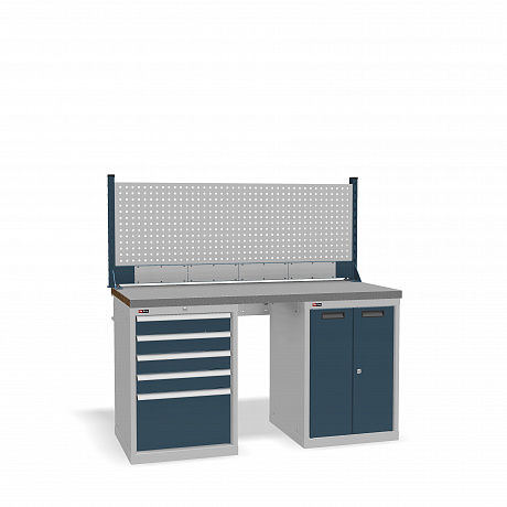 DiKom VS-150-07 Workbench + DiKom Perforated Panel VS-150-E4