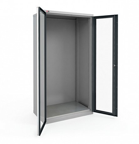 VS-055 cabinet with windowed doors (no internal filling)