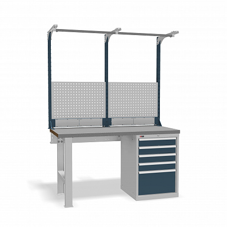 DiKom VS-150-04 Workbench + DiKom Perforated Panel VS-150-E2