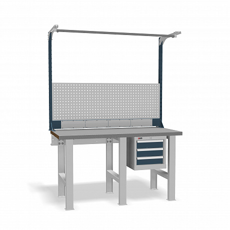 DiKom VS-150-02 Workbench + DiKom Perforated Panel VS-150-E5